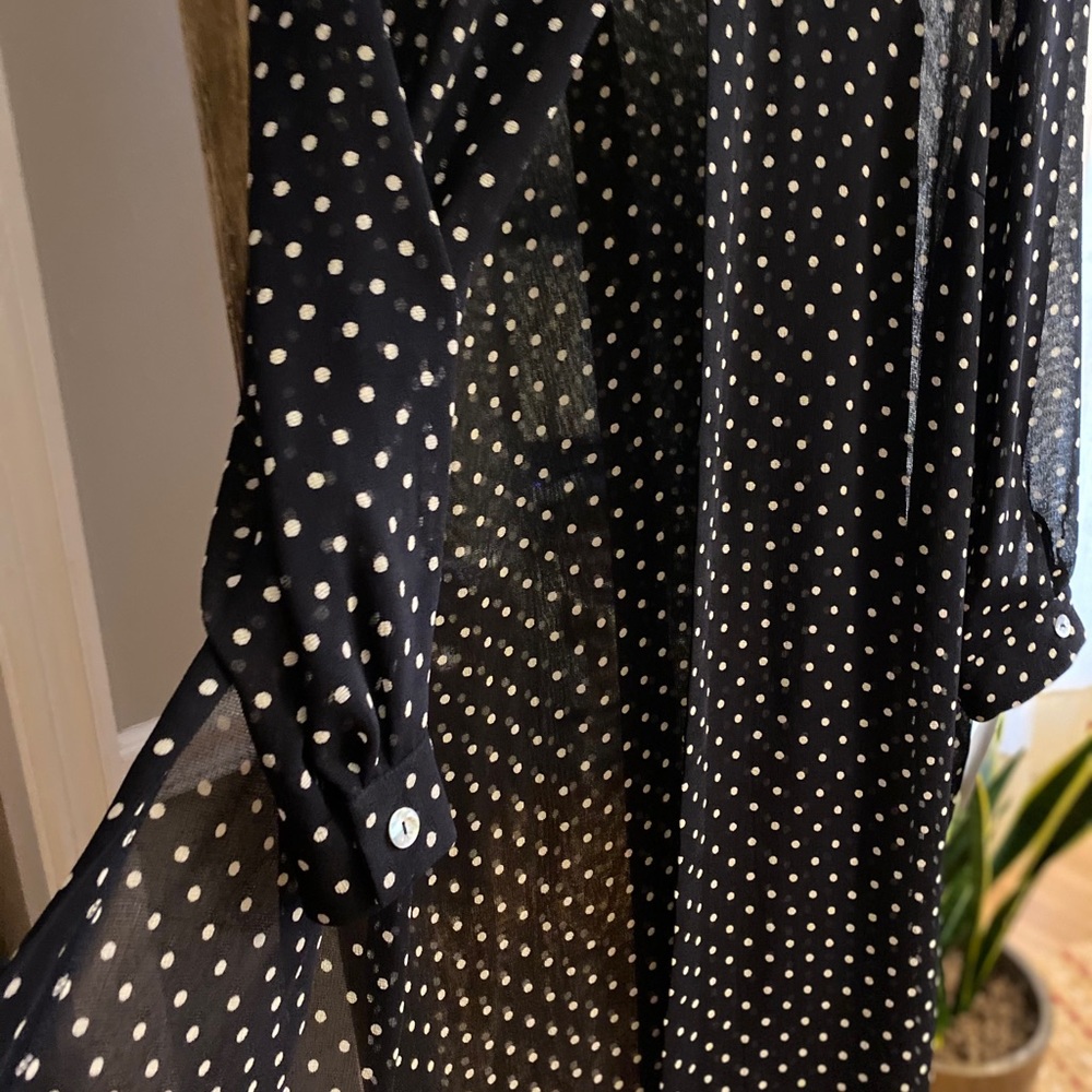 Polka-dot Semi-sheer cover all